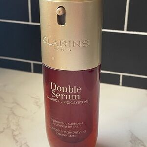 Clarins Double Serum - Elegant Gold and Deep Red